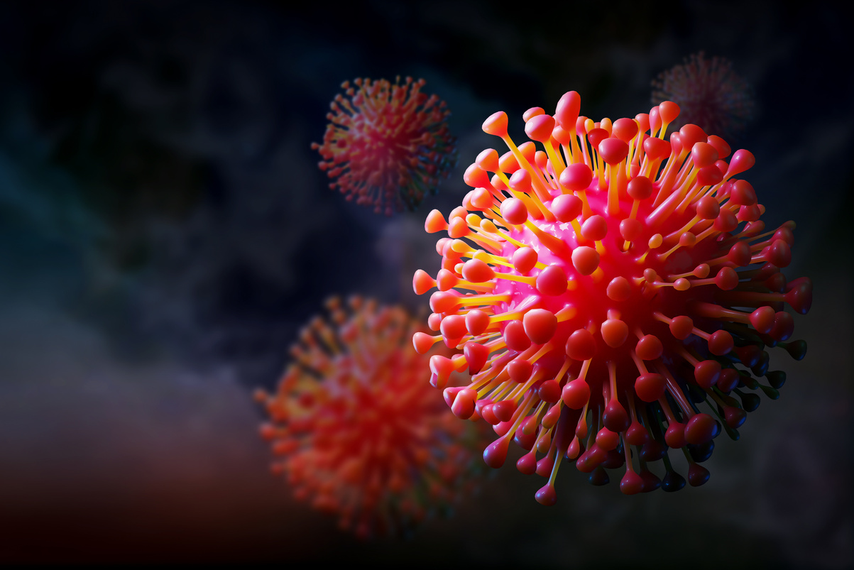 Closeup of Covid-19 Virus